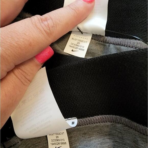 Nike pro mesh active athletic workout leggings plus size 2X new! - Picture 12 of 13